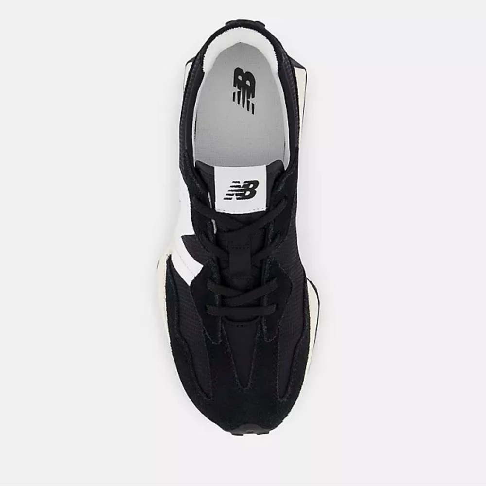 New Balance Youth 327 Black White Casual Running Shoe - GS327GS - Picture 3 of 14